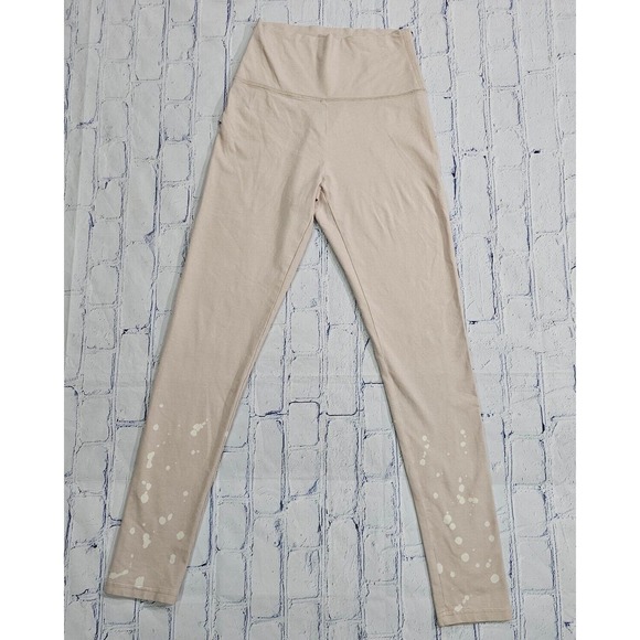aerie Pants - Offline by Aerie Beige Leggings Hi Rise Long WOMENS SIZE SMALL